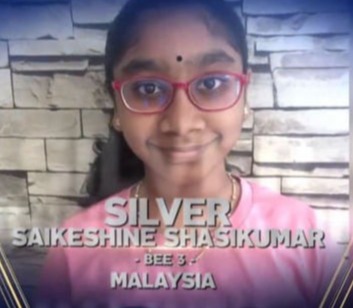 Saikeshinie Sahsikumar | Eurasian Spelling Bee 2020