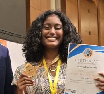 Thysha Ramanand | Eurasian Spelling Bee 2024